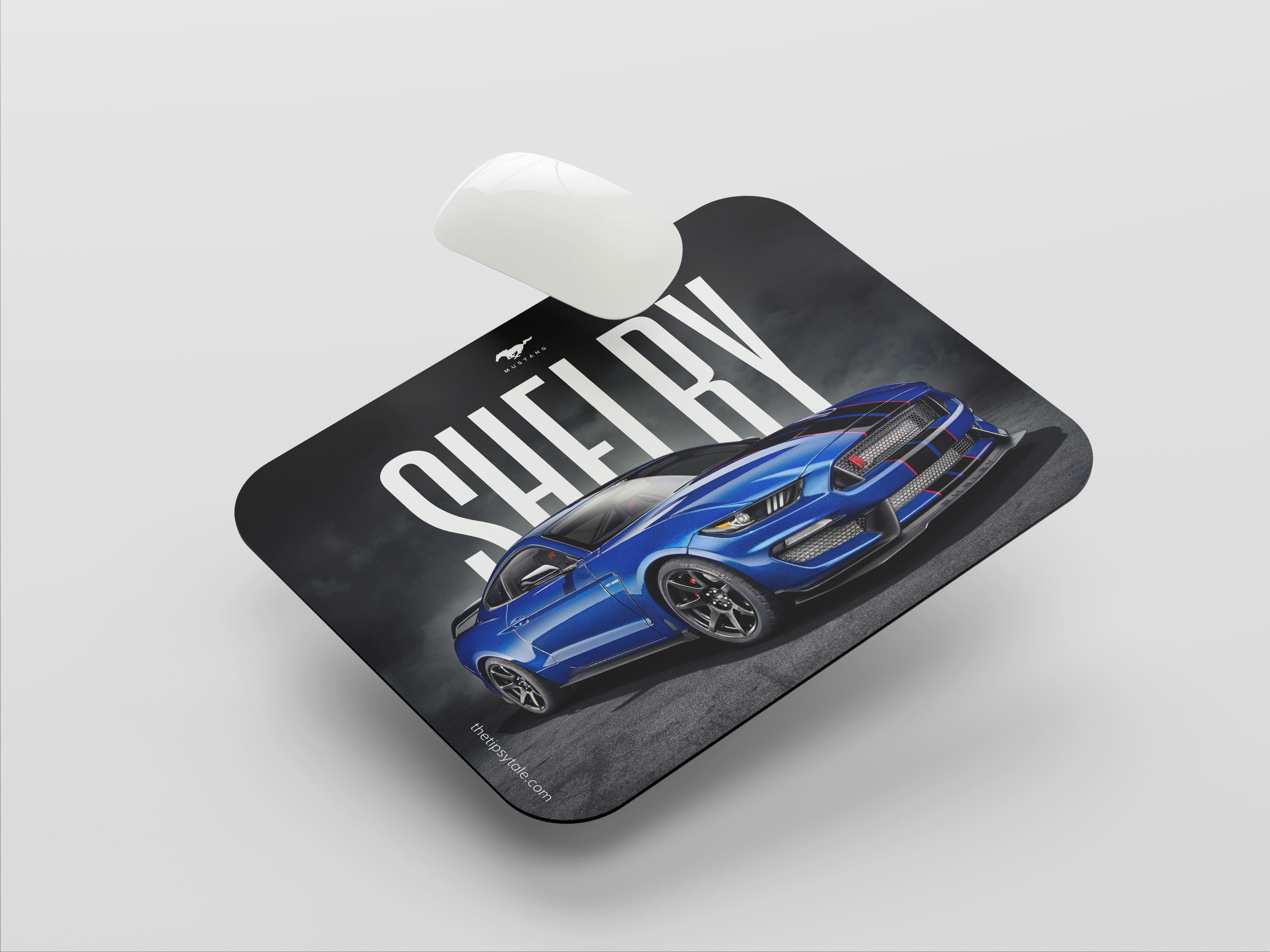 "FORD MUSTANG - TRACK BEAST" Mousepad Enhance Your Workspace with Style