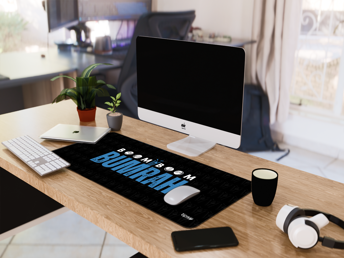 "BOOM BOOM BUMRAH" Gaming Mousepad- Elevate Your Gaming Experience