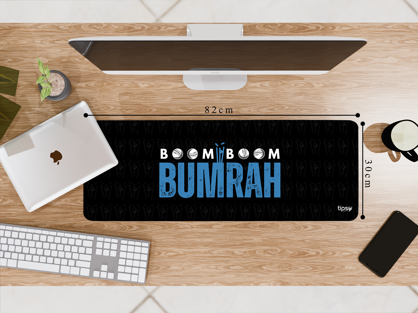 "BOOM BOOM BUMRAH" Gaming Mousepad- Elevate Your Gaming Experience