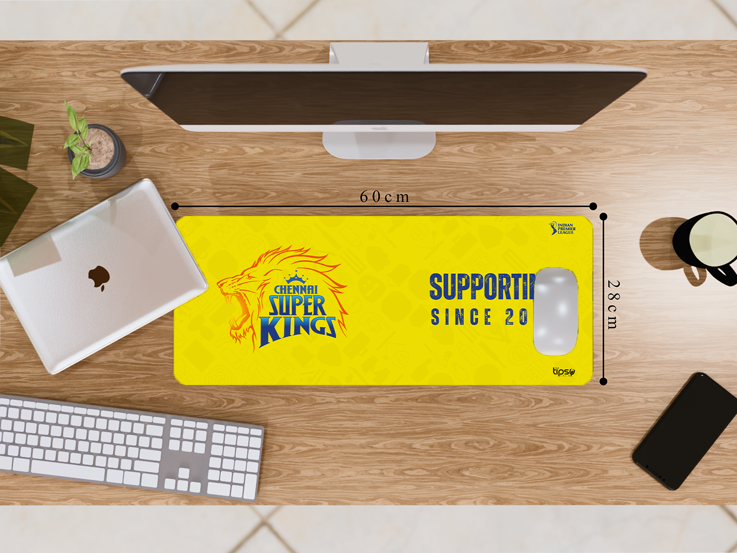 "CSK FANBASE" Gaming Mousepad- Elevate Your Gaming Experience
