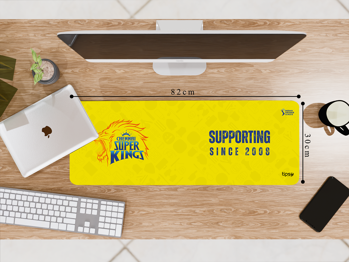 "CSK FANBASE" Gaming Mousepad- Elevate Your Gaming Experience