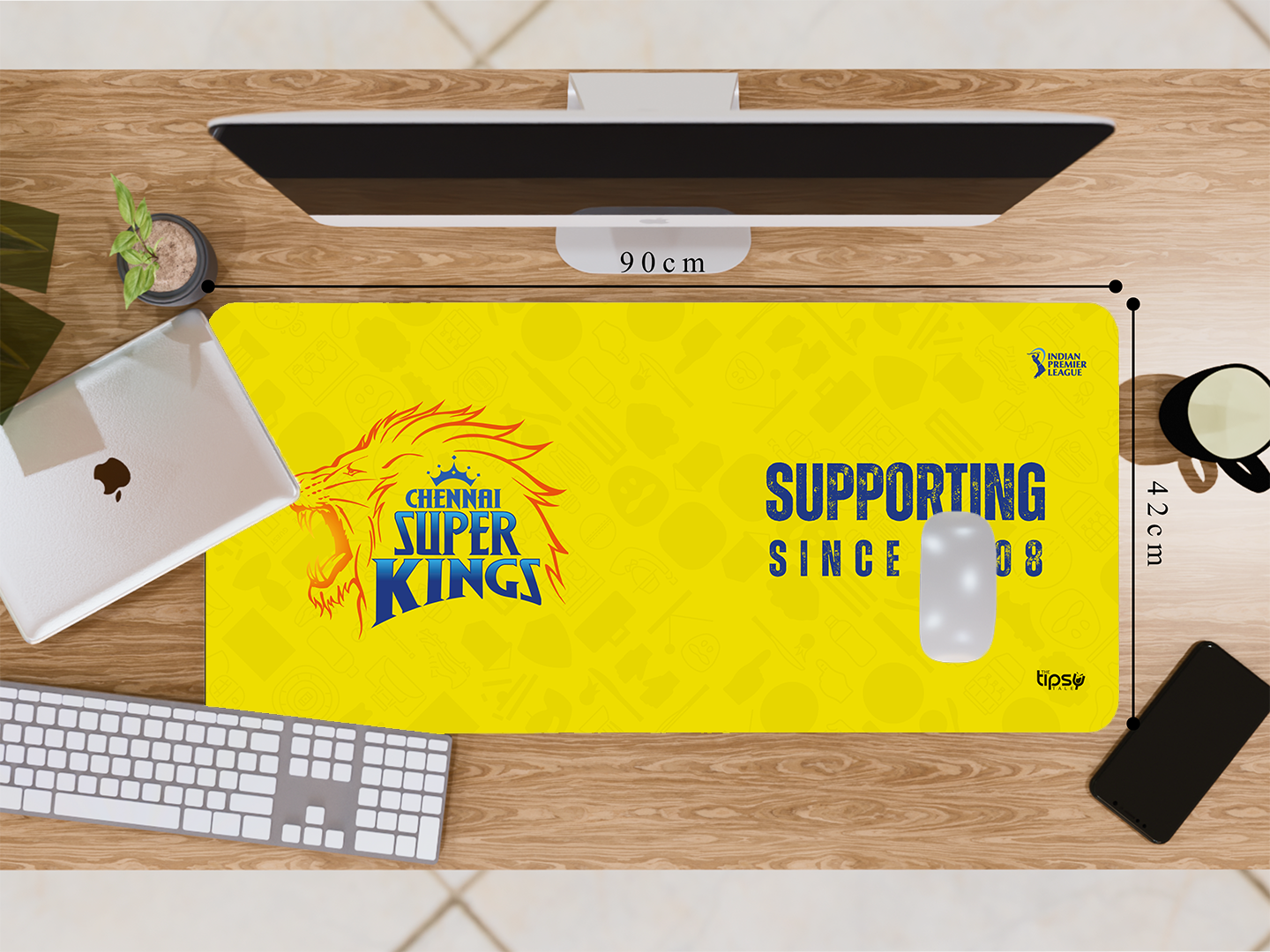 "CSK FANBASE" Gaming Mousepad- Elevate Your Gaming Experience