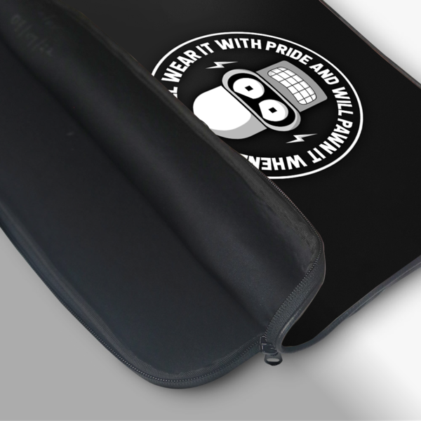 "BENDER FUTURAMA" -Laptop Sleeves:Bold Modern Design for Every Size