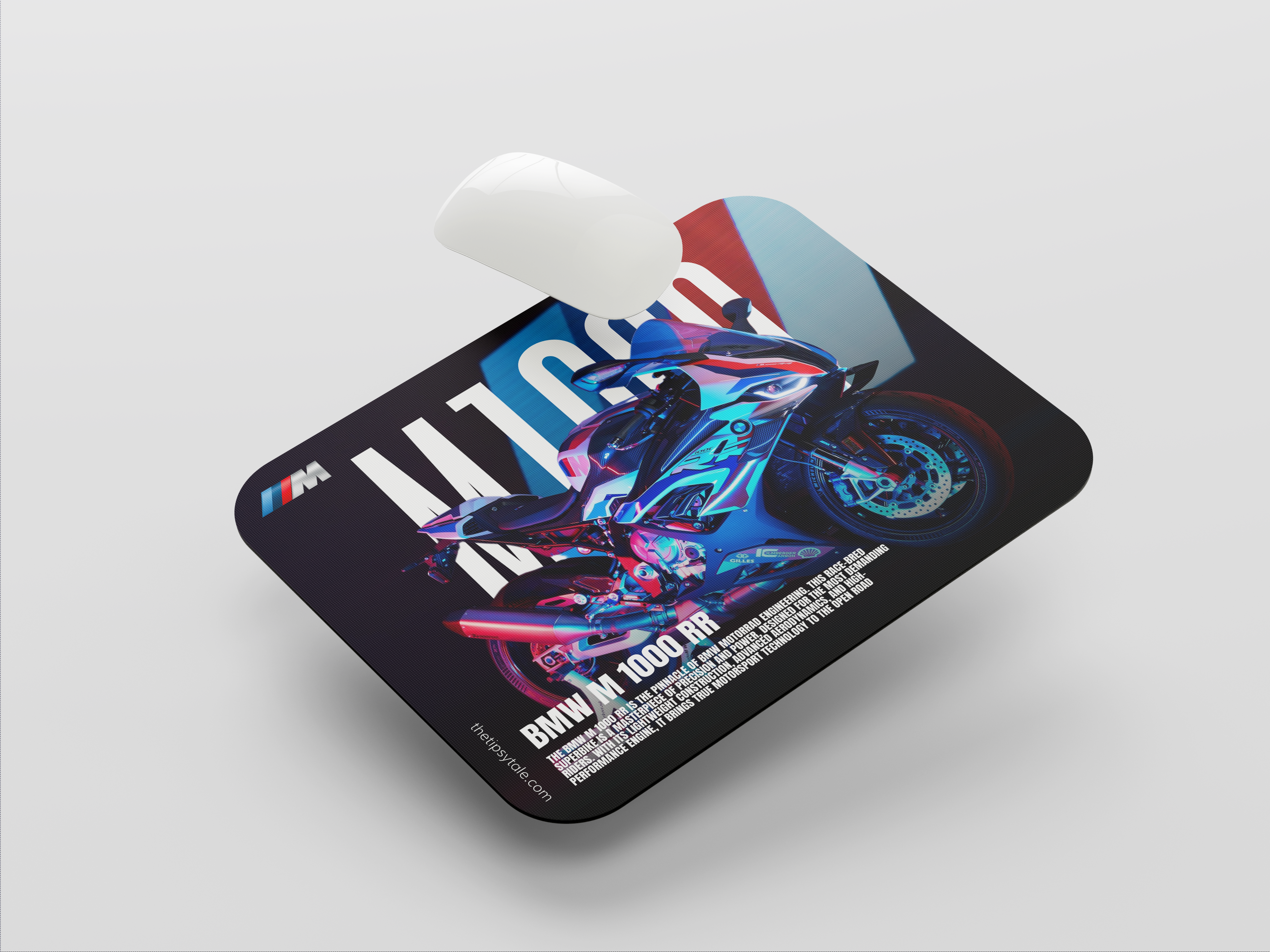 "BMW M 1000 RR" Mousepad Enhance Your Workspace with Style
