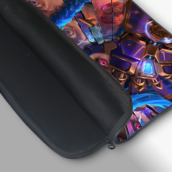 "JINX ARCANE - DILLUSION" -Laptop Sleeves:Bold Modern Design for Every Size