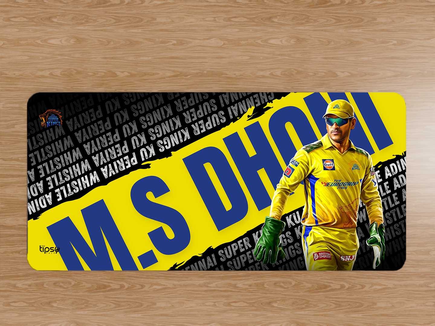 "CSK'S DHONI" Gaming Mousepad- Elevate Your Gaming Experience