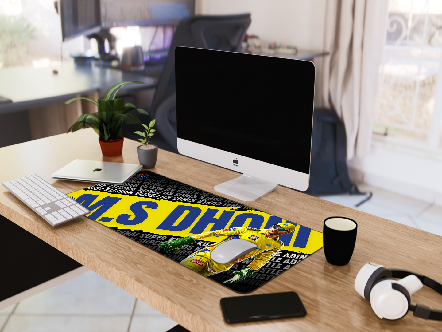 "CSK'S DHONI" Gaming Mousepad- Elevate Your Gaming Experience