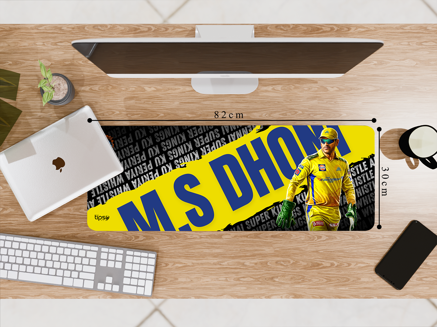 "CSK'S DHONI" Gaming Mousepad- Elevate Your Gaming Experience