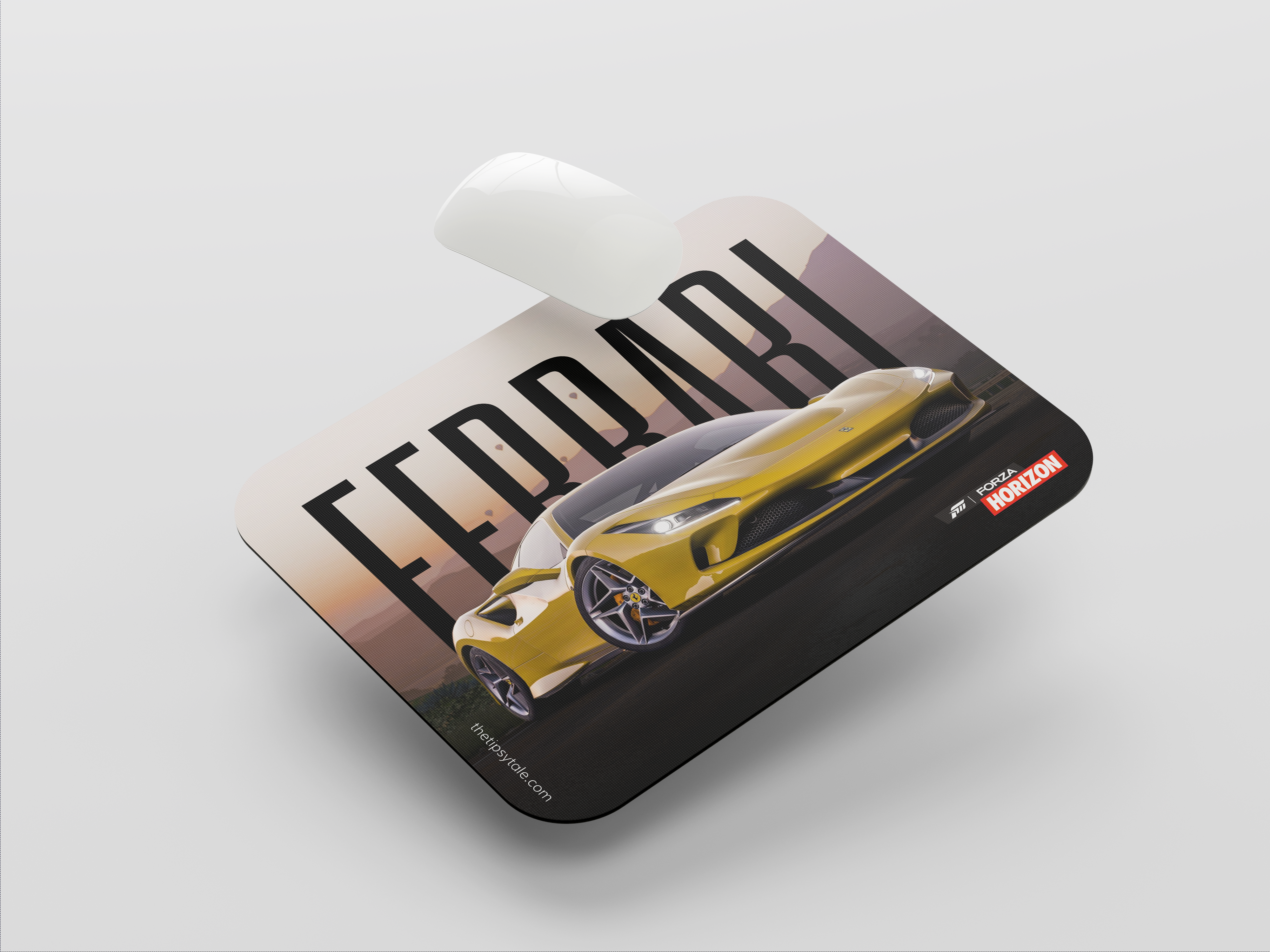 "FERRARI- FORZA HORIZON Video game" Mousepad Enhance Your Workspace with Style