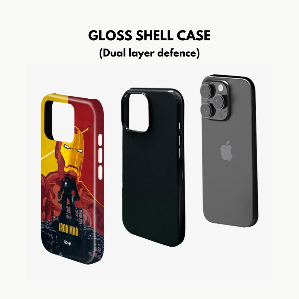 "Ironman - Marvel" -Mobile Covers Shock Resistant, Slim & Stylish Cases