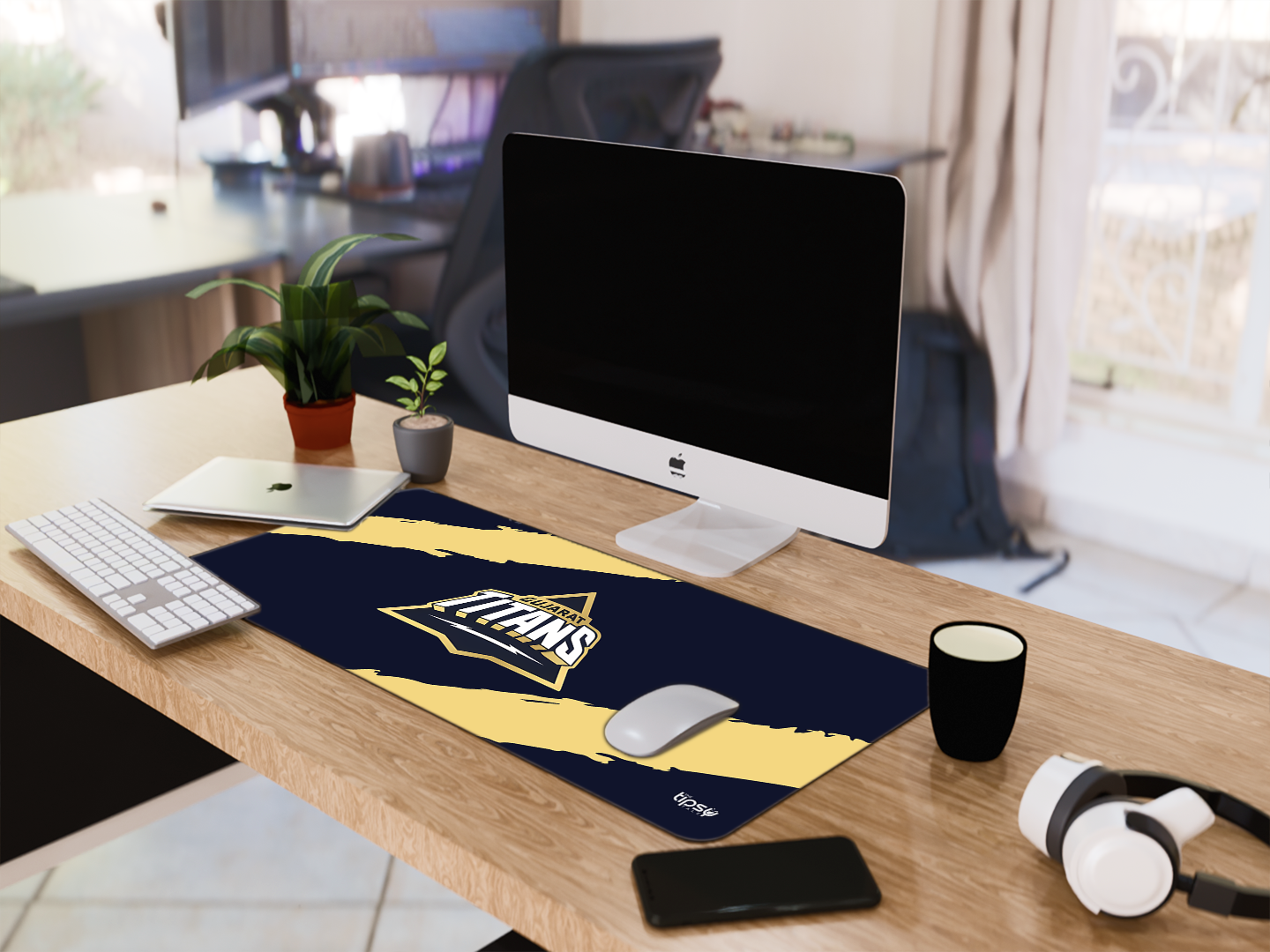 "GUJARAT TITANS #GT" Gaming Mousepad- Elevate Your Gaming Experience