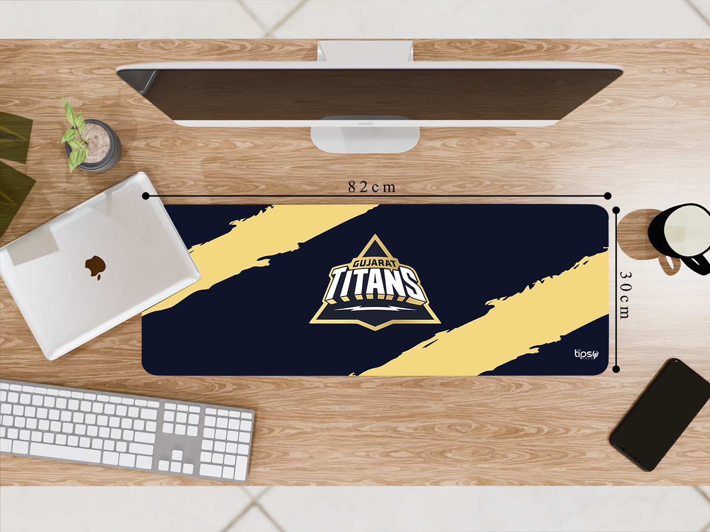"GUJARAT TITANS #GT" Gaming Mousepad- Elevate Your Gaming Experience