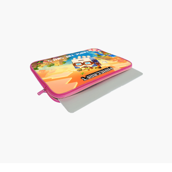 "MINECRAFT - CHASE THE SKIES " -Laptop Sleeves:Bold Modern Design for Every Size