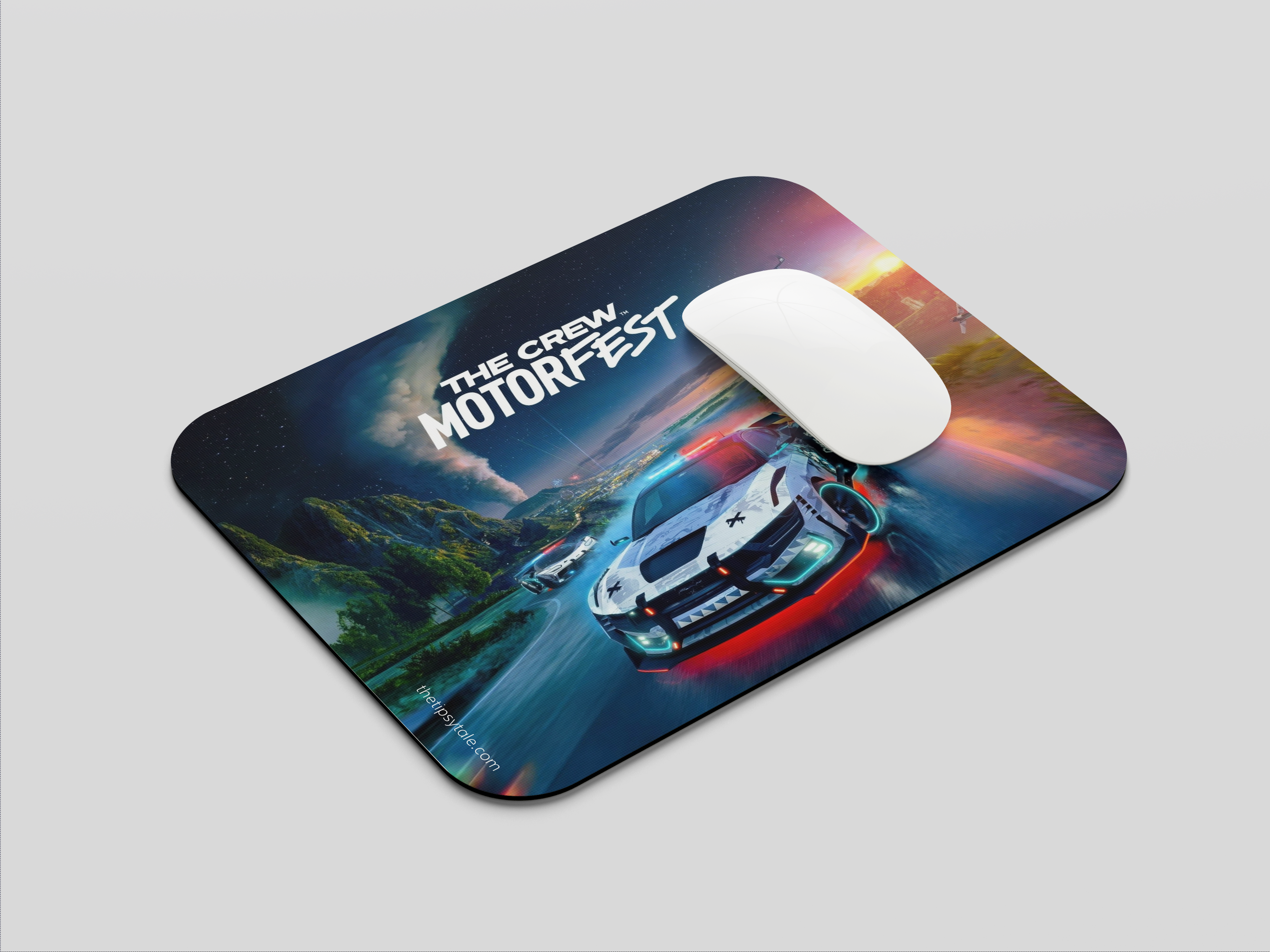 "THE CREW MOTORFEST" Mousepad Enhance Your Workspace with Style