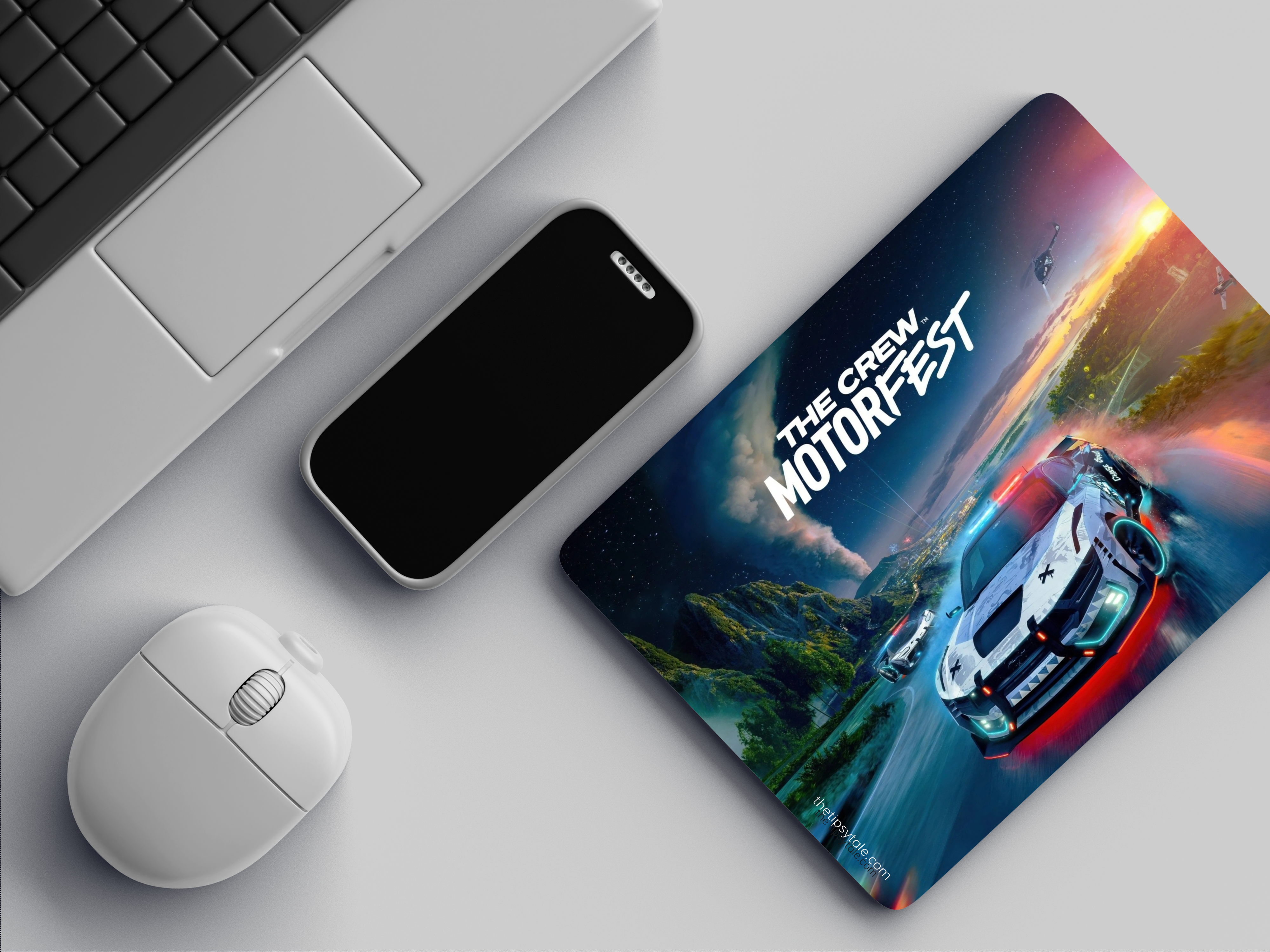 "THE CREW MOTORFEST" Mousepad Enhance Your Workspace with Style