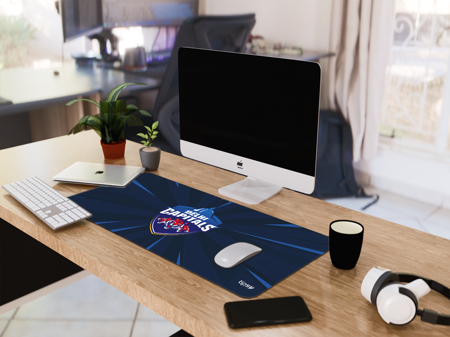 "DELHI CAPITALS #DC" Gaming Mousepad- Elevate Your Gaming Experience