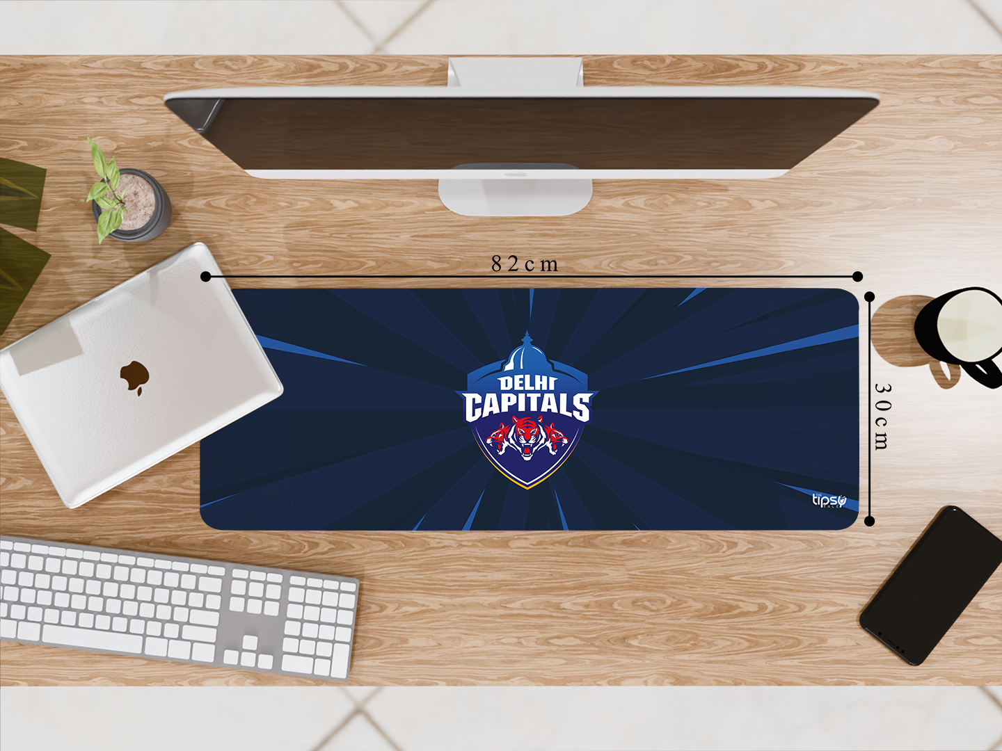 "DELHI CAPITALS #DC" Gaming Mousepad- Elevate Your Gaming Experience