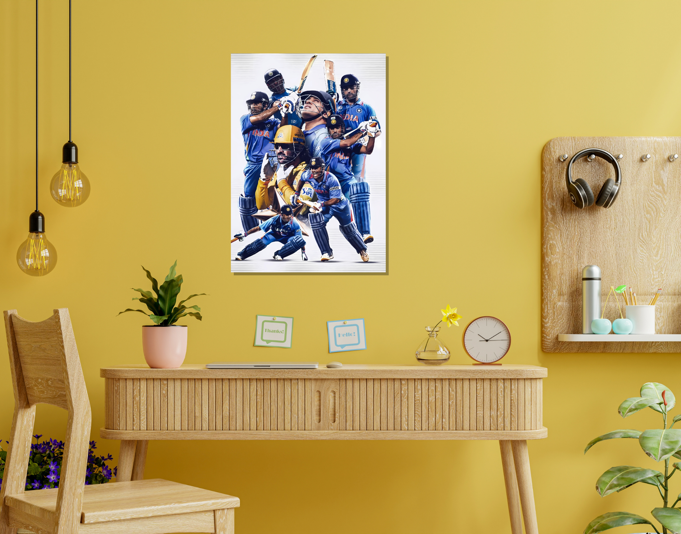 "MSD THE LEGEND"- Shiny & Sturdy Metallic Poster  Art That Pops & Sticks