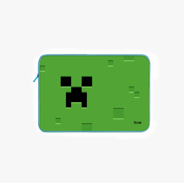 "MINECRAFT CREEPER" -Laptop Sleeves:Bold Modern Design for Every Size