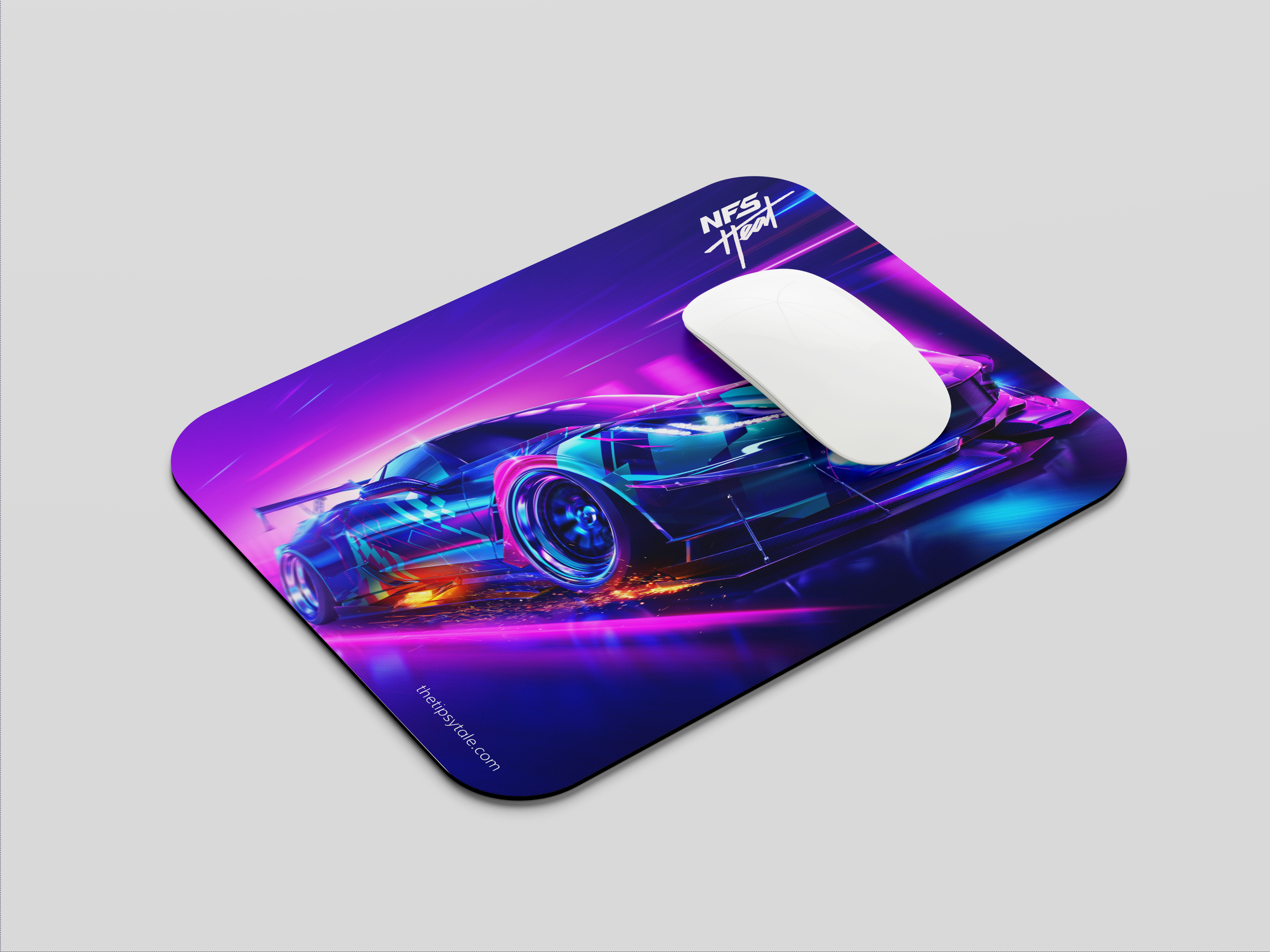 "NFS HEAT- CAR VIBES" Mousepad Enhance Your Workspace with Style