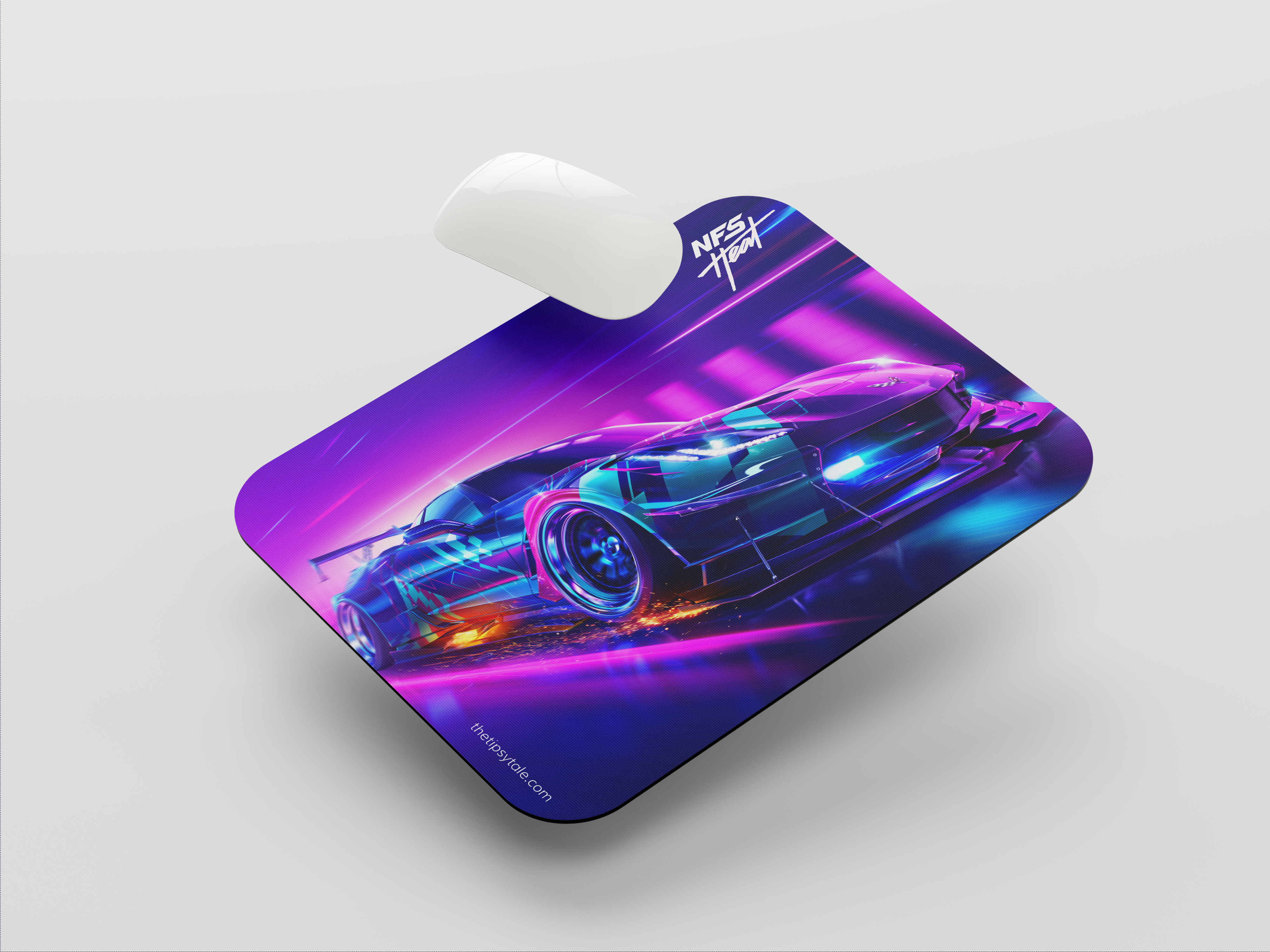 "NFS HEAT- CAR VIBES" Mousepad Enhance Your Workspace with Style