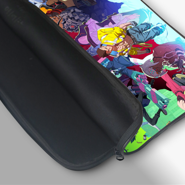 "CYBERPUNK 2077- CHROME RUSH " -Laptop Sleeves:Bold Modern Design for Every Size