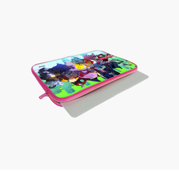 "CYBERPUNK 2077- CHROME RUSH " -Laptop Sleeves:Bold Modern Design for Every Size