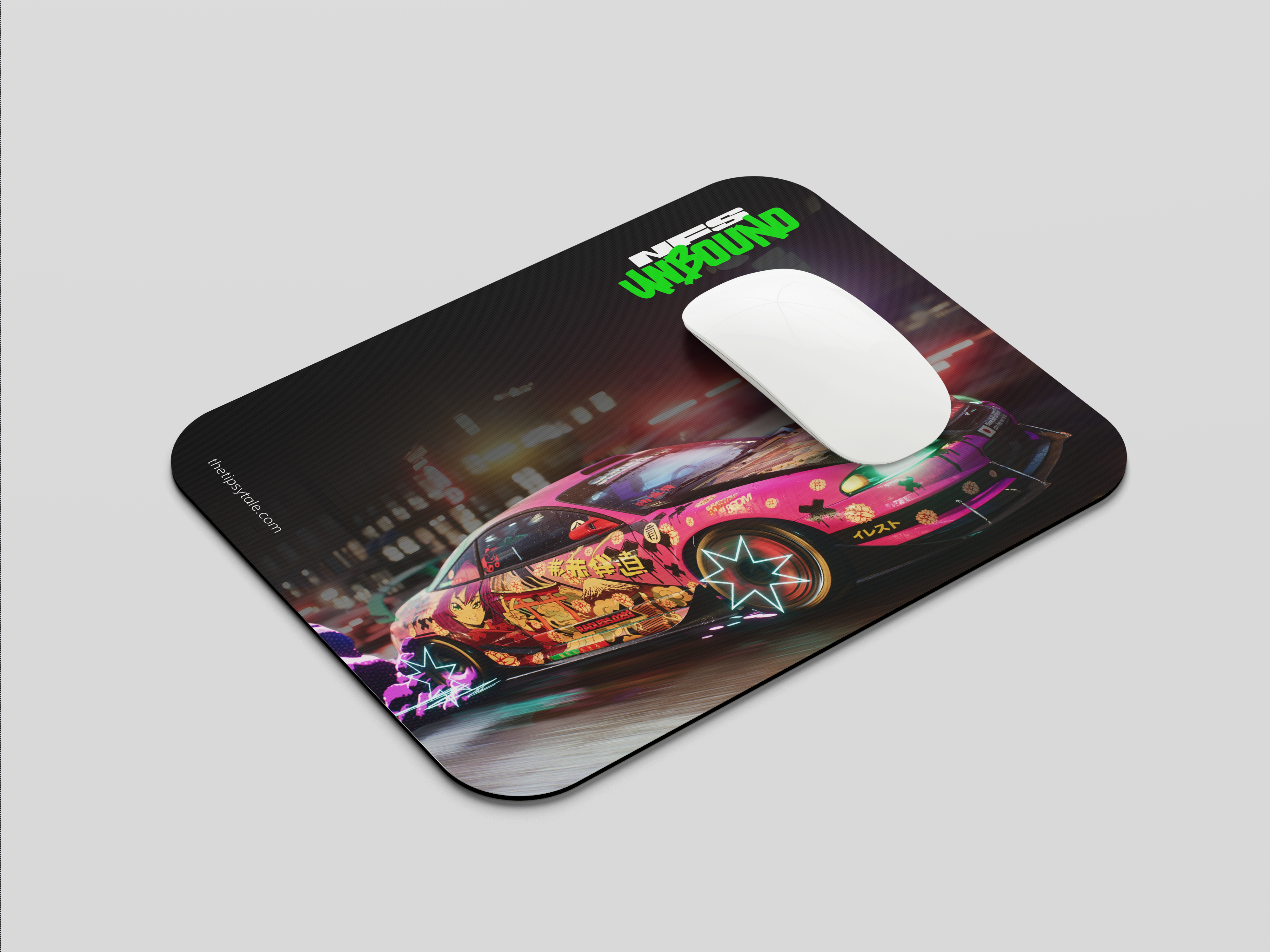 "NFS UNBOUND" Mousepad Enhance Your Workspace with Style