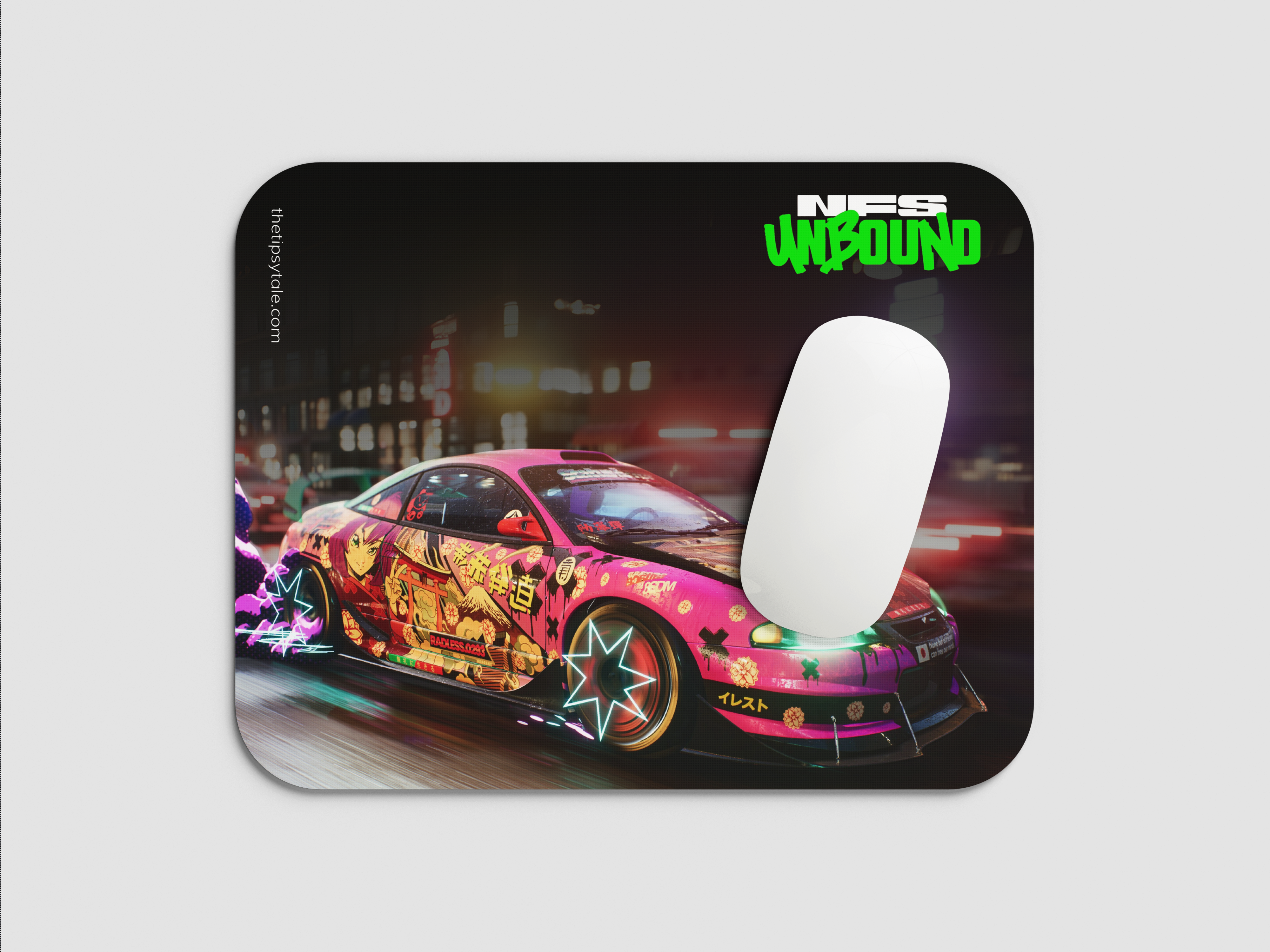 "NFS UNBOUND" Mousepad Enhance Your Workspace with Style