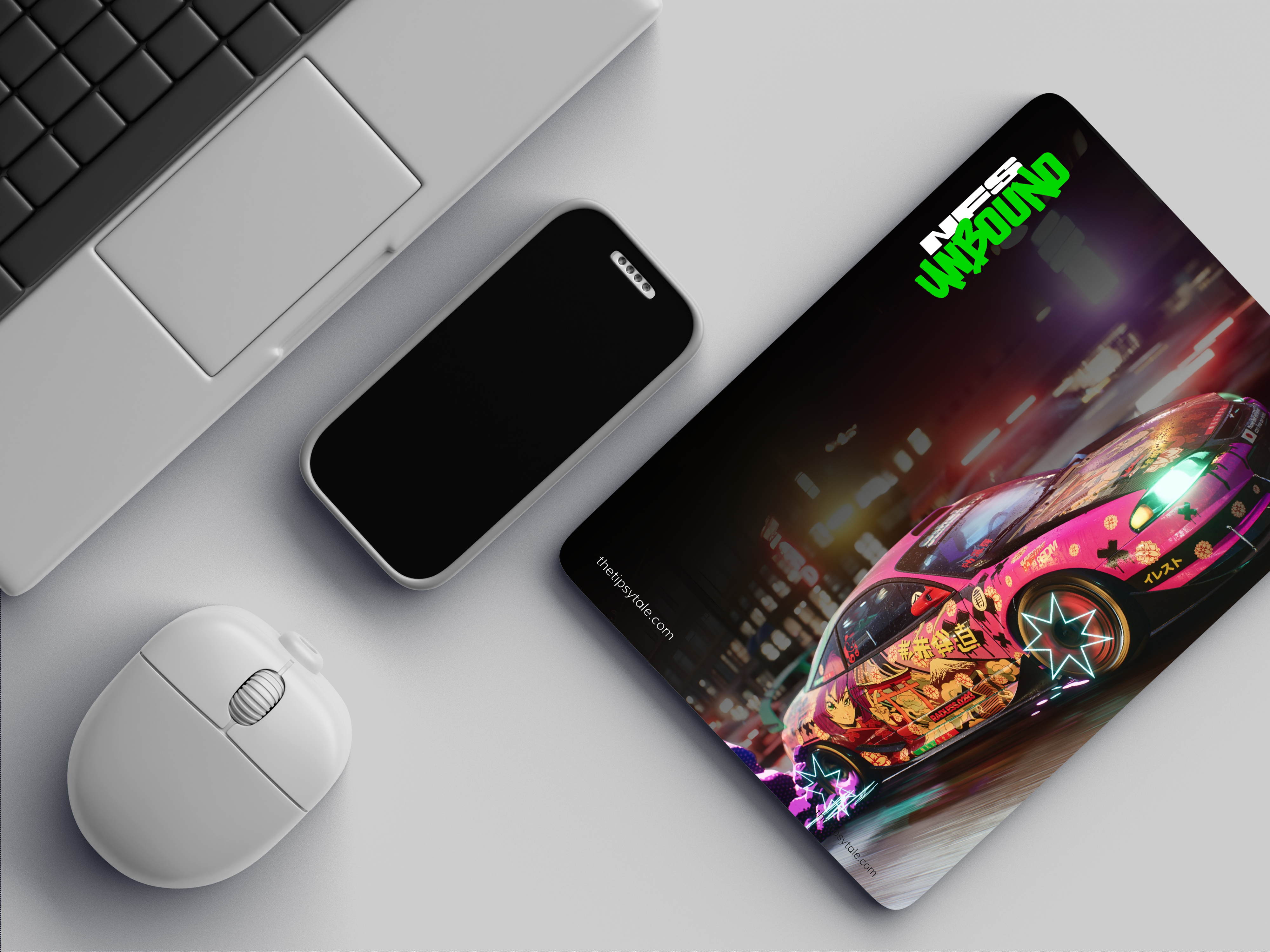 "NFS UNBOUND" Mousepad Enhance Your Workspace with Style