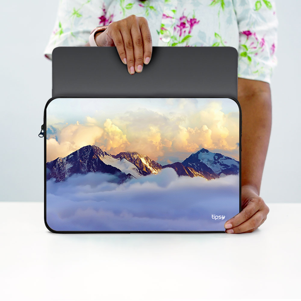"ALPS SNOW MOUNTAIN" -Laptop Sleeves:Bold Modern Design for Every Size