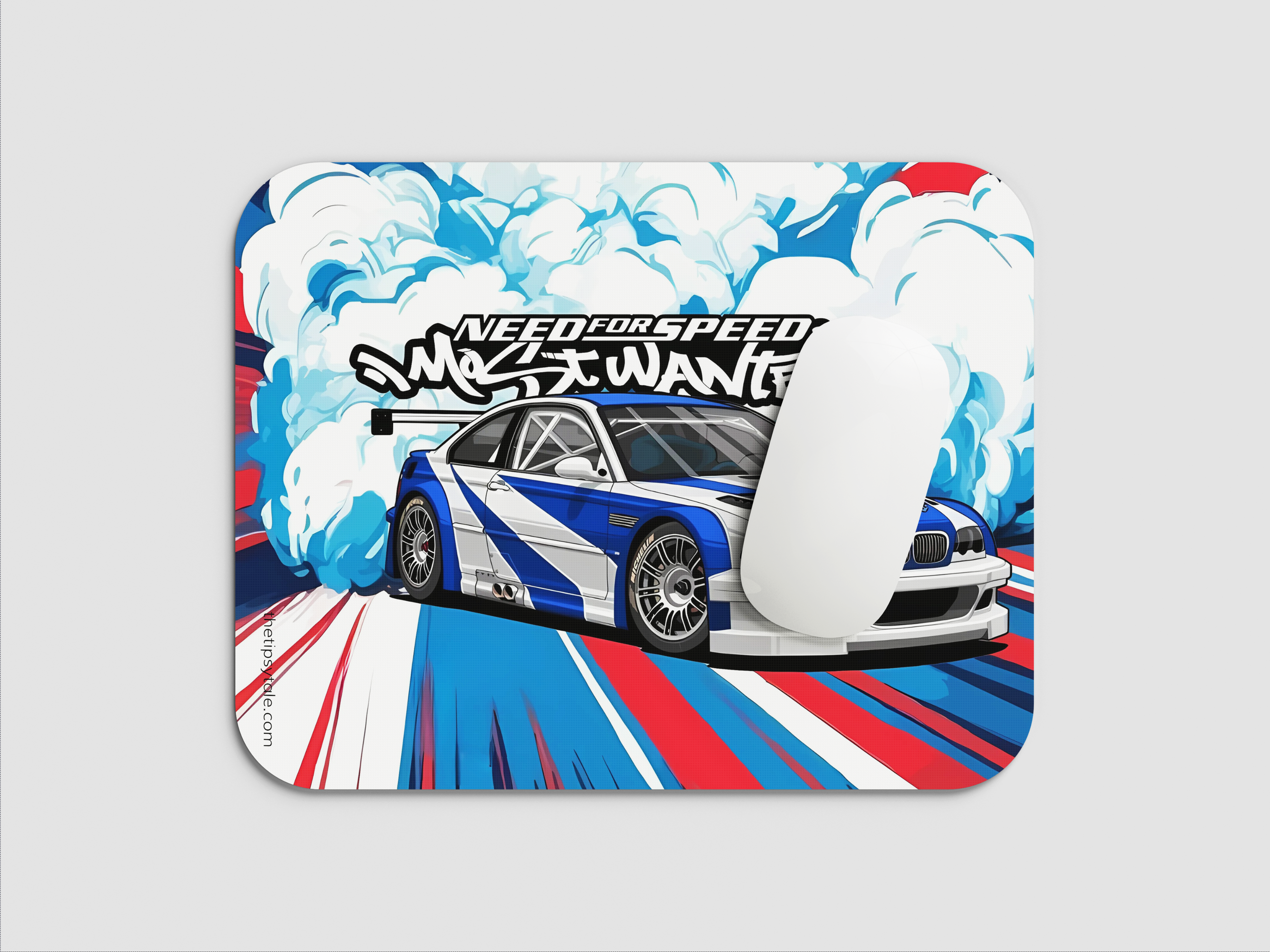 "NEED FOR SPEED- MOST WANTED -BMW" Mousepad Enhance Your Workspace with Style