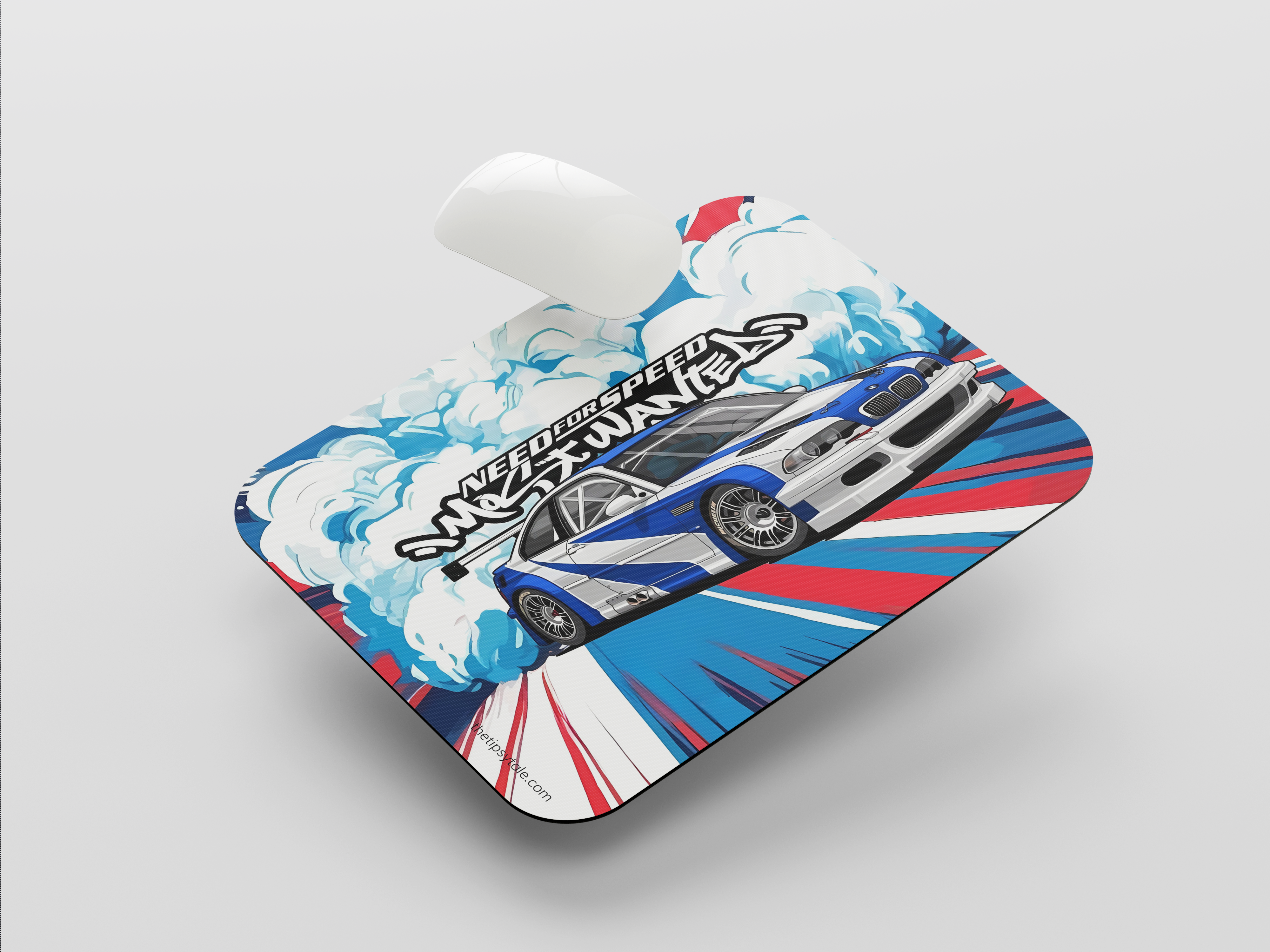 "NEED FOR SPEED- MOST WANTED -BMW" Mousepad Enhance Your Workspace with Style