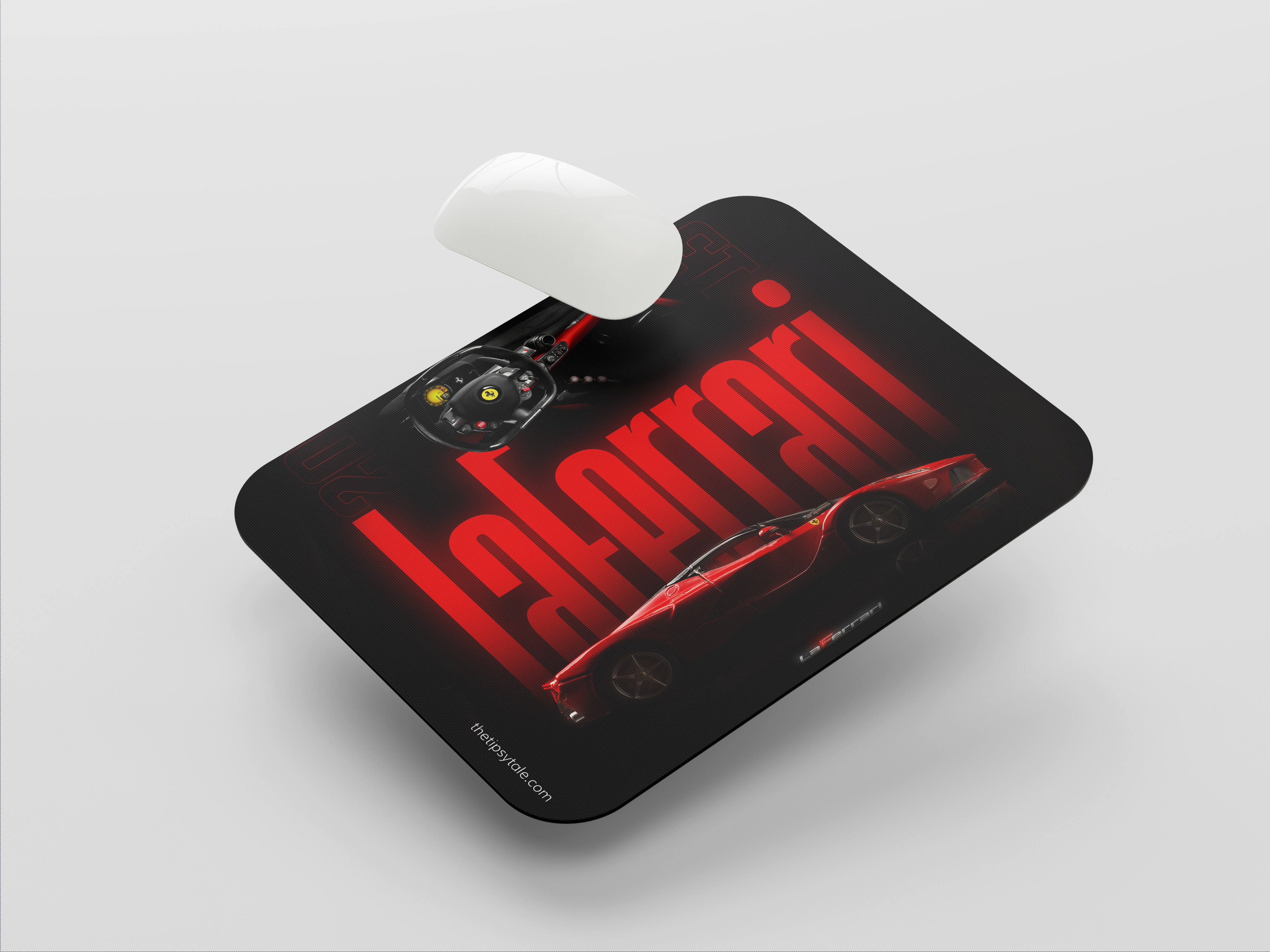 "LA FERRARI" Mousepad Enhance Your Workspace with Style