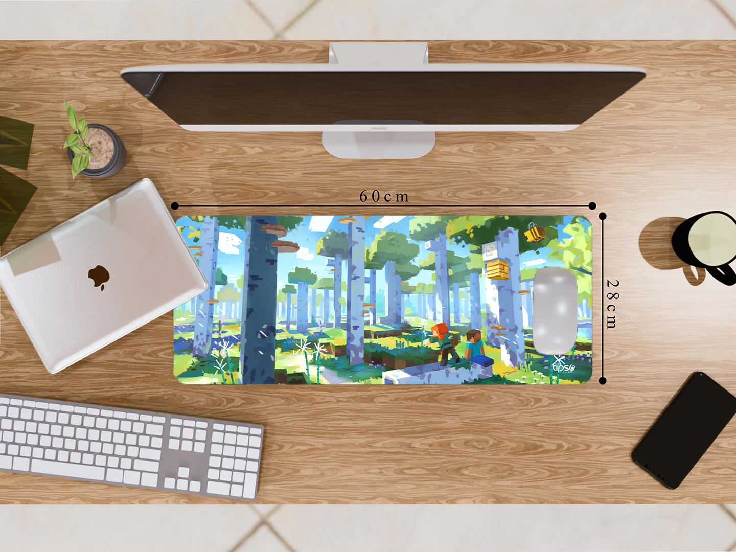 "MINECRAFT:DREAM IT, BUILD IT!" Gaming Mousepad- Elevate Your Gaming Experience