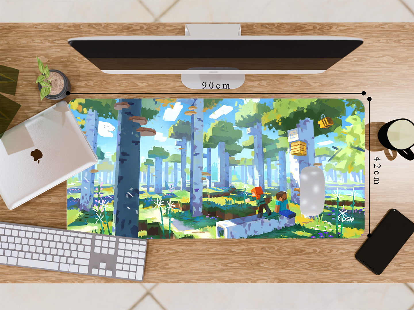 "MINECRAFT:DREAM IT, BUILD IT!" Gaming Mousepad- Elevate Your Gaming Experience