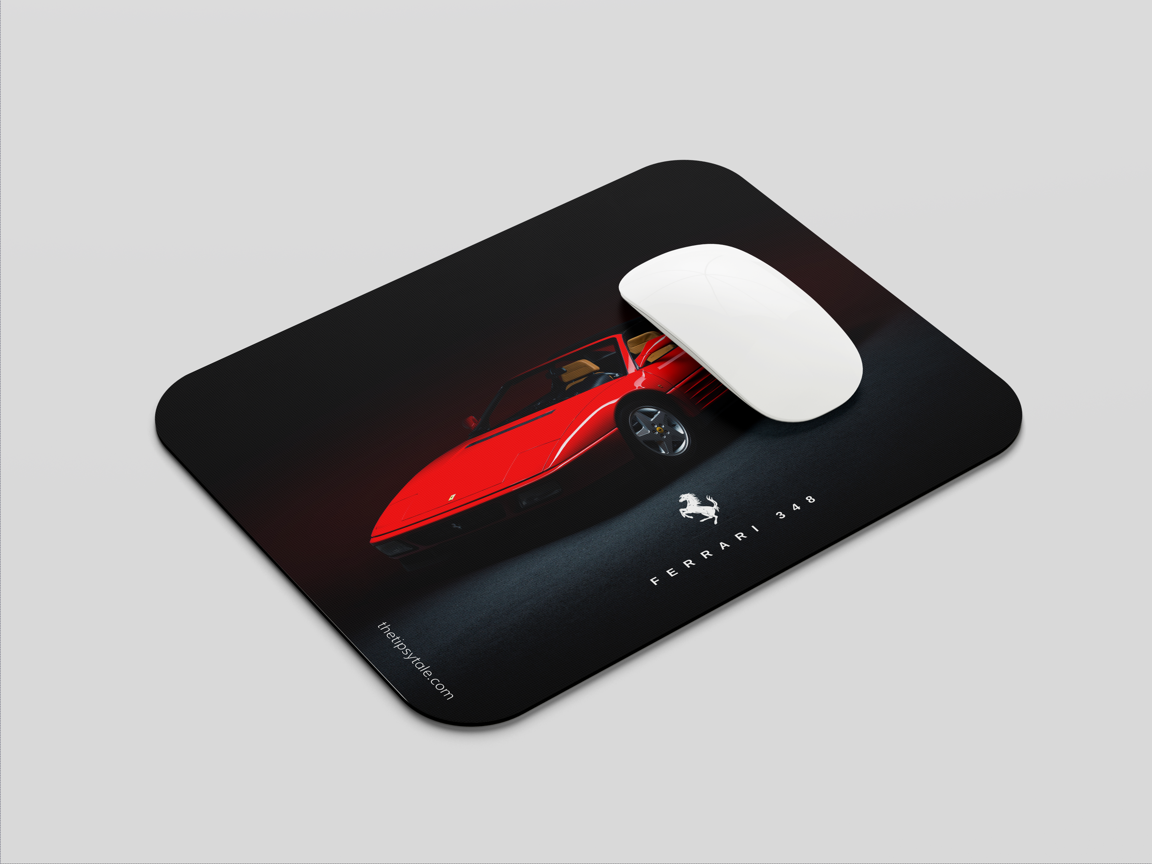"FERRARI 348" Mousepad Enhance Your Workspace with Style