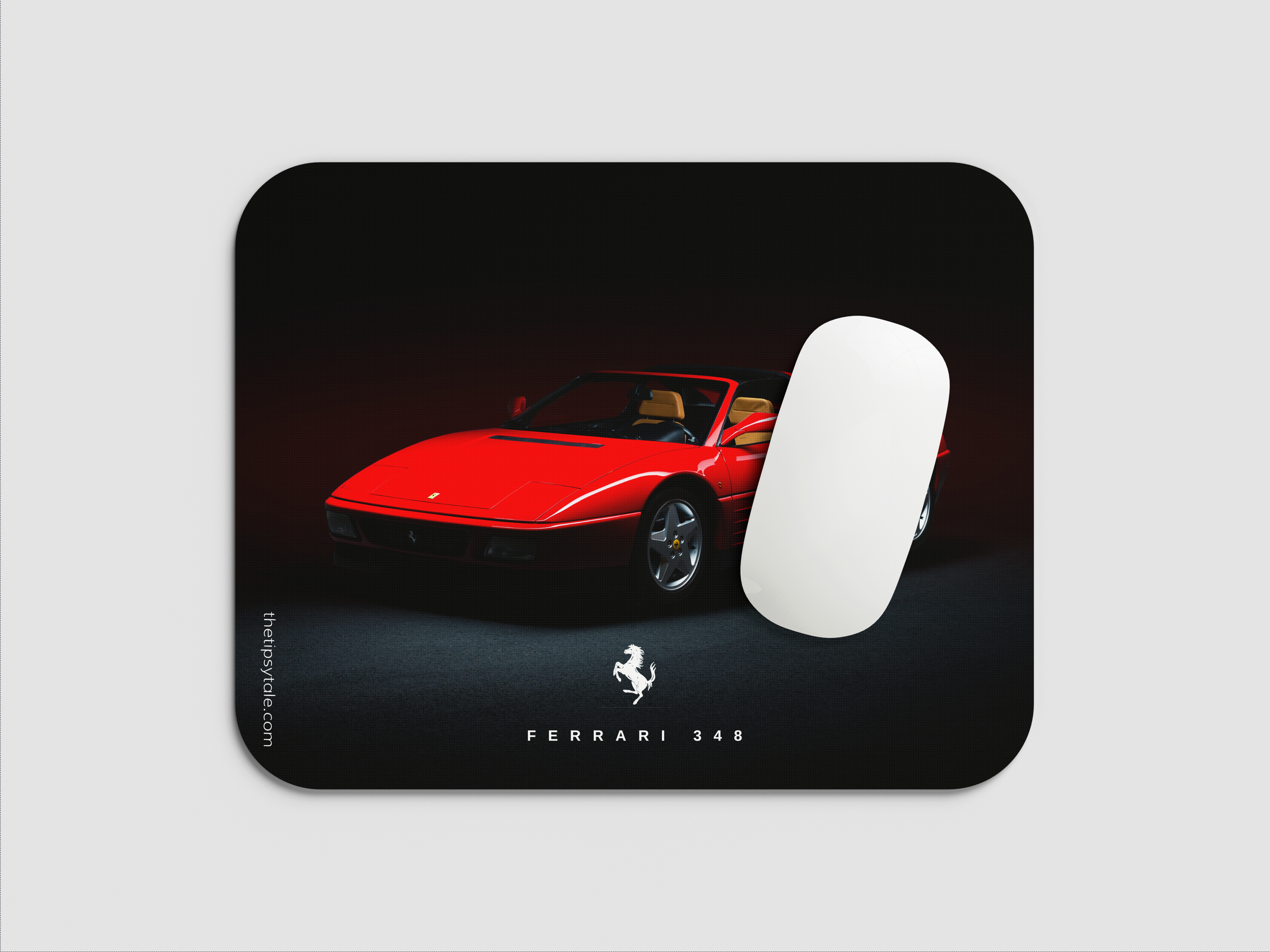 "FERRARI 348" Mousepad Enhance Your Workspace with Style