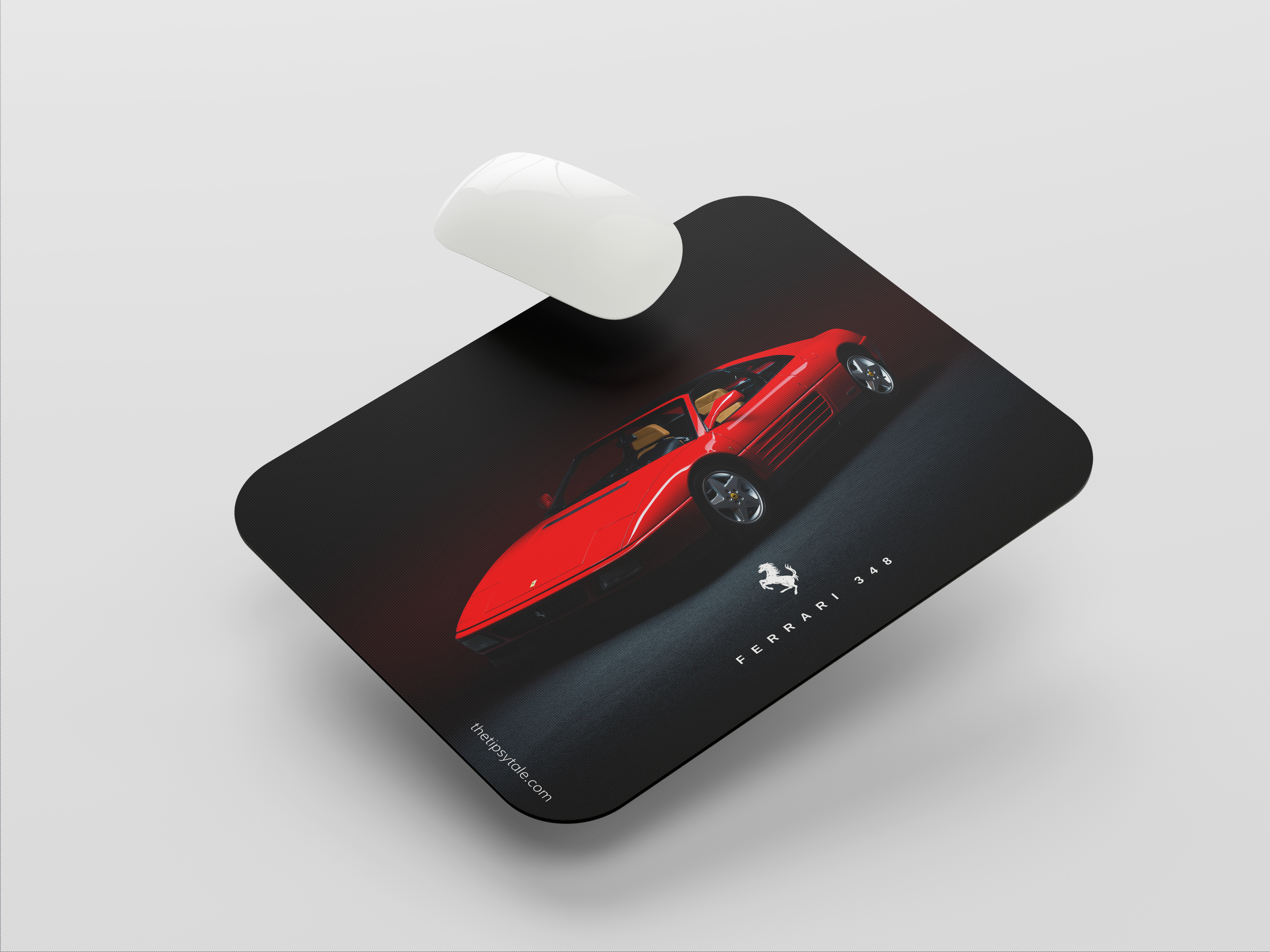 "FERRARI 348" Mousepad Enhance Your Workspace with Style