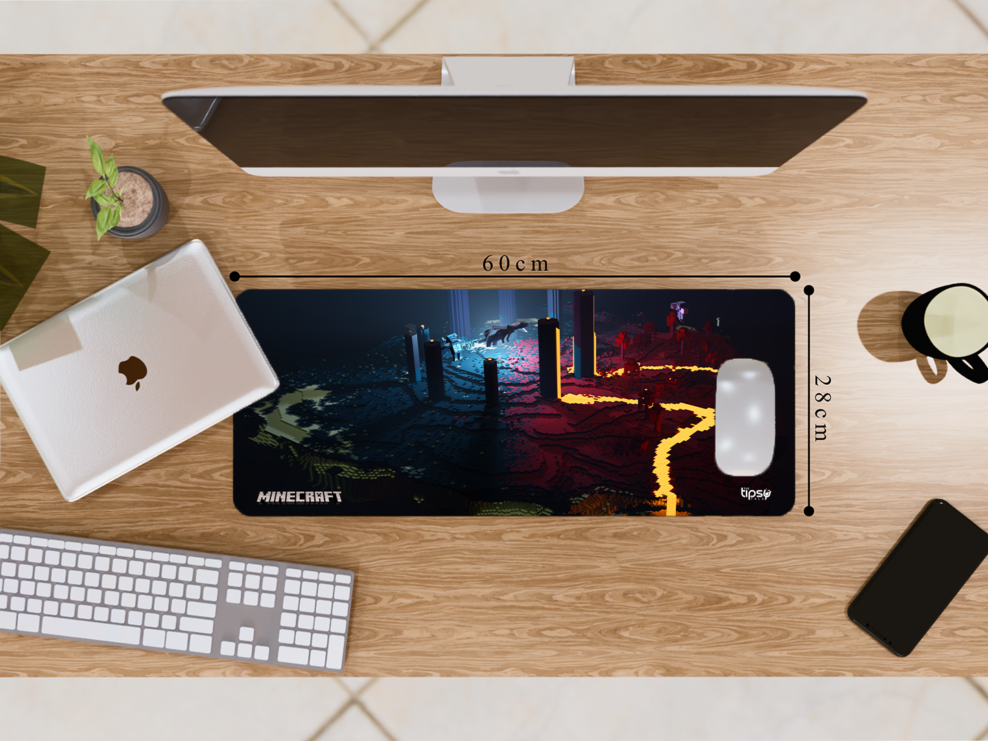 "MINECRAFT: BEADROCK EDITION" Gaming Mousepad- Elevate Your Gaming Experience
