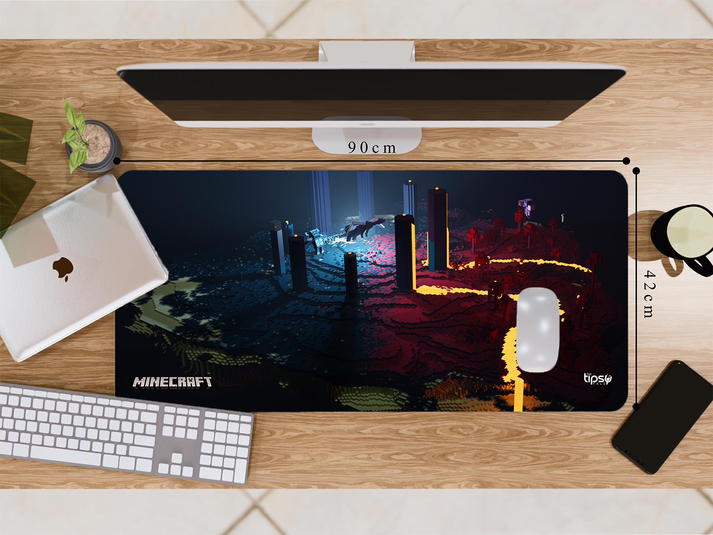"MINECRAFT: BEADROCK EDITION" Gaming Mousepad- Elevate Your Gaming Experience