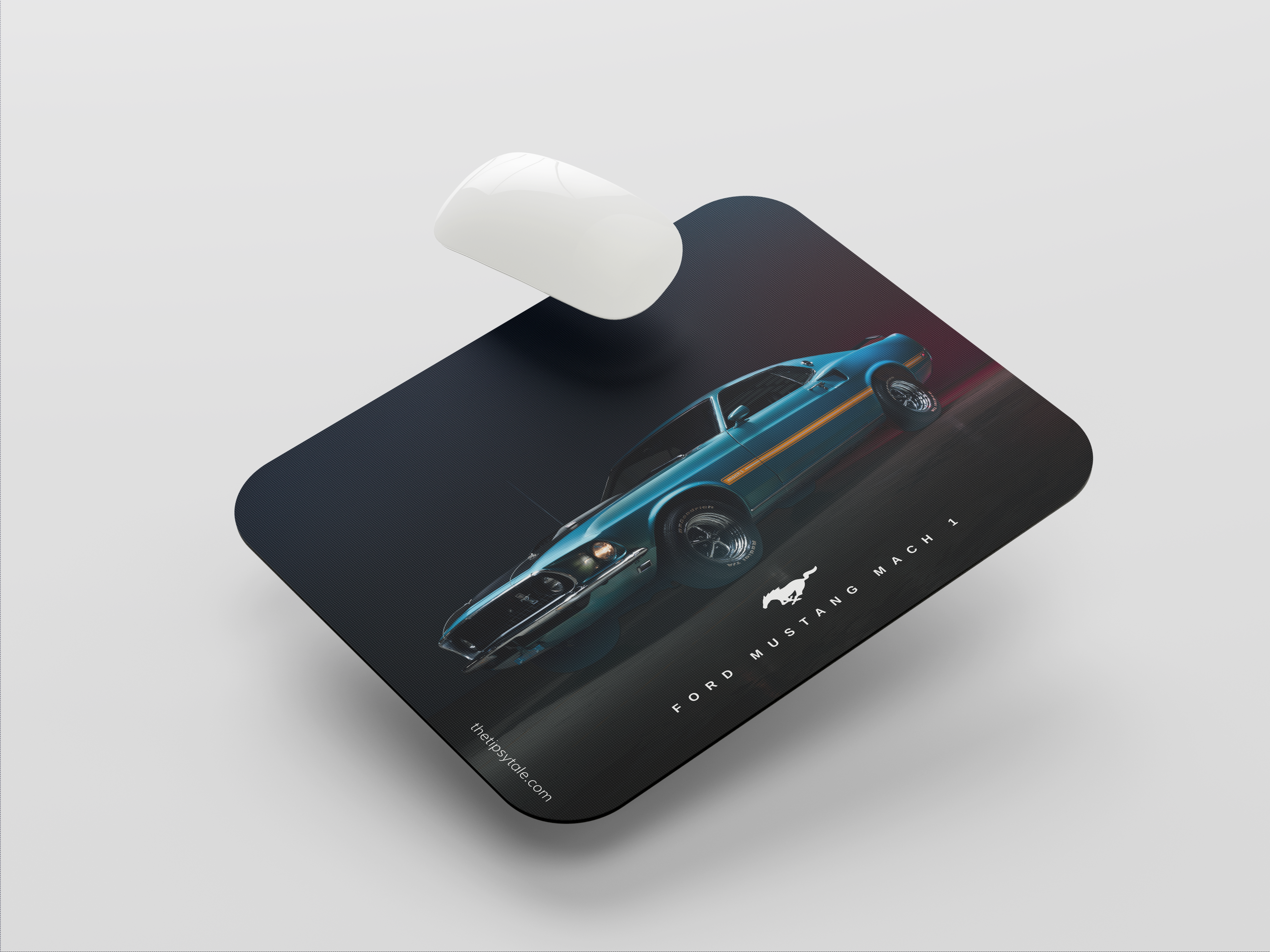 "FORD MUSTANG MACH 1" Mousepad Enhance Your Workspace with Style
