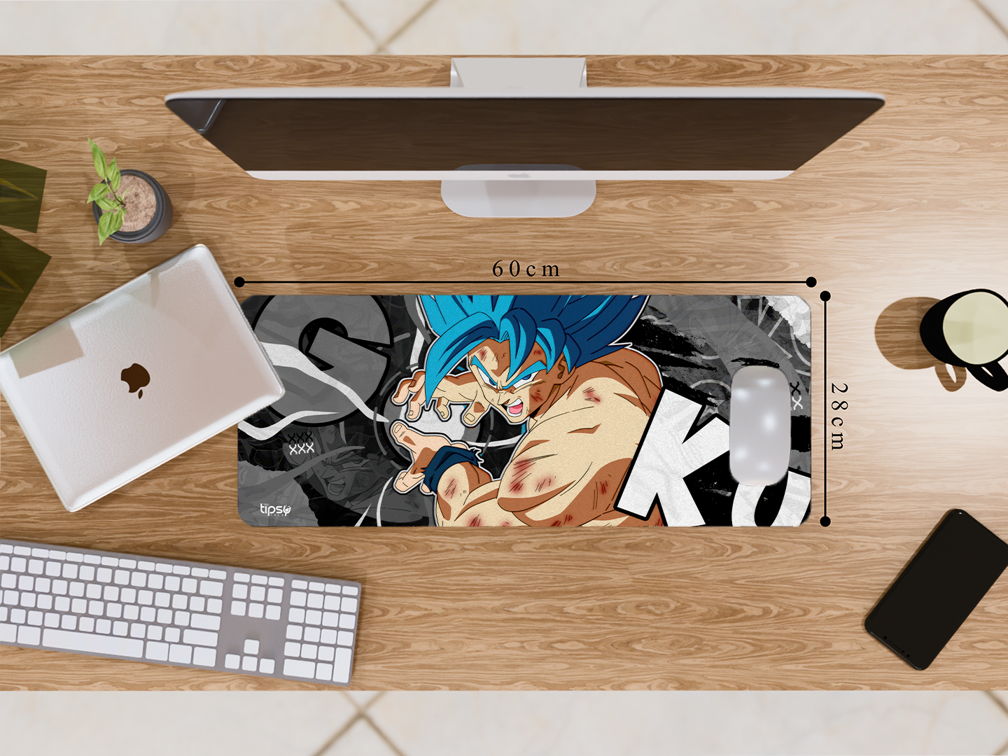 "GOKU : DRAGON BALLZ ANIME" Gaming Mousepad- Elevate Your Gaming Experience