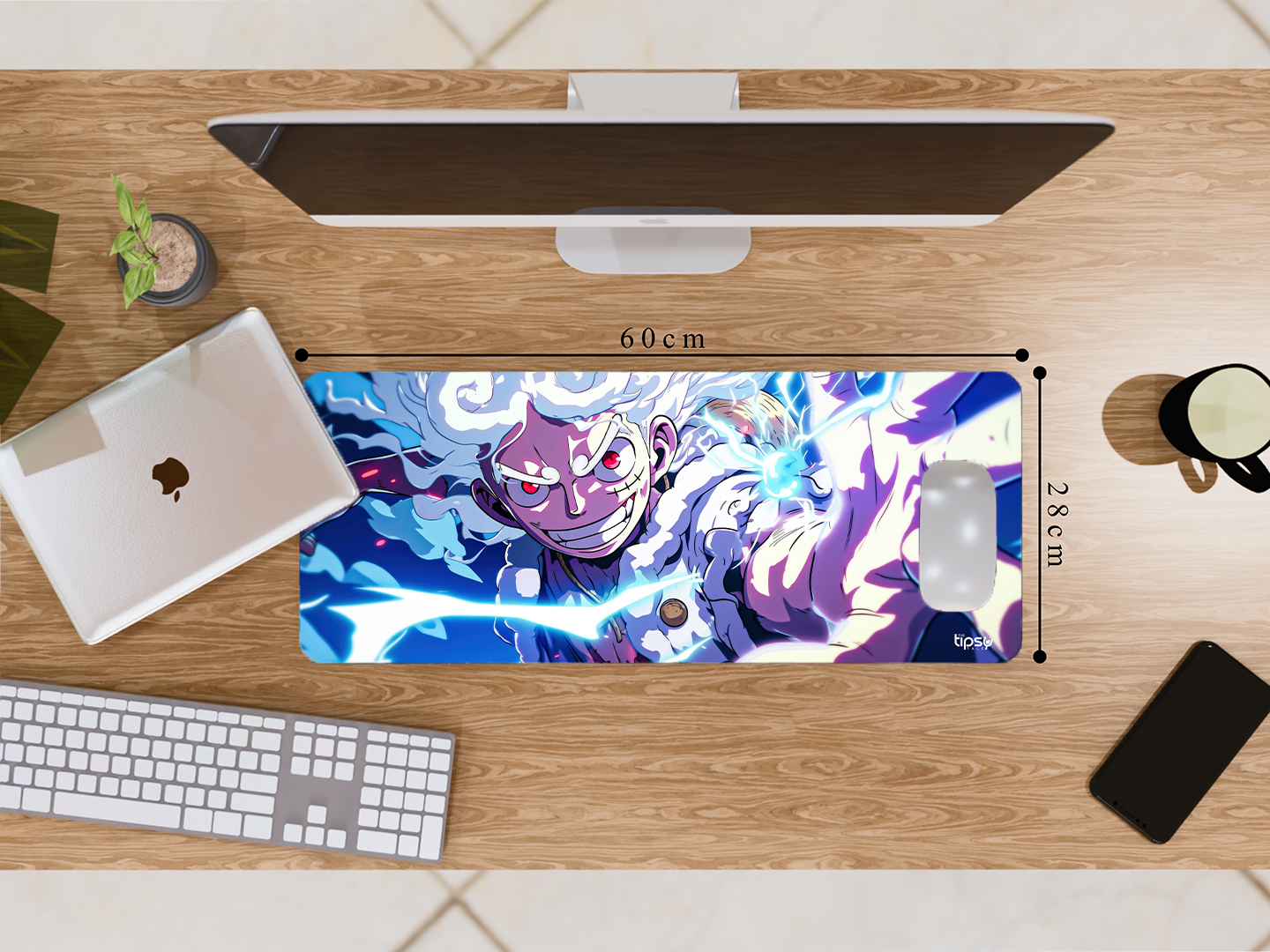 "LUFFY : ONE PIECE ANIME" Gaming Mousepad- Elevate Your Gaming Experience