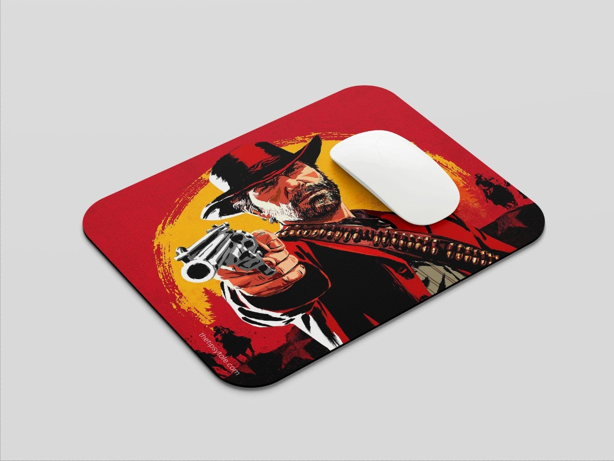 " RDR- ARTHUR MORGAN" Mousepad Enhance Your Workspace with Style