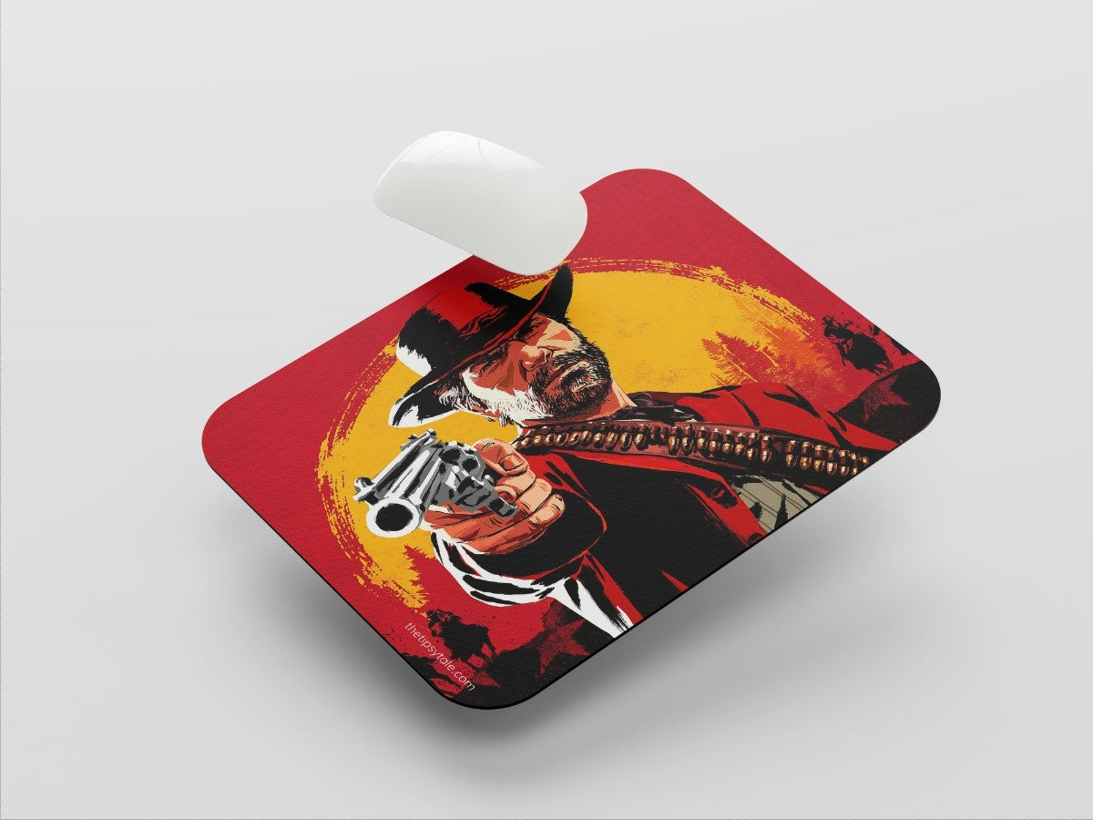 " RDR- ARTHUR MORGAN" Mousepad Enhance Your Workspace with Style