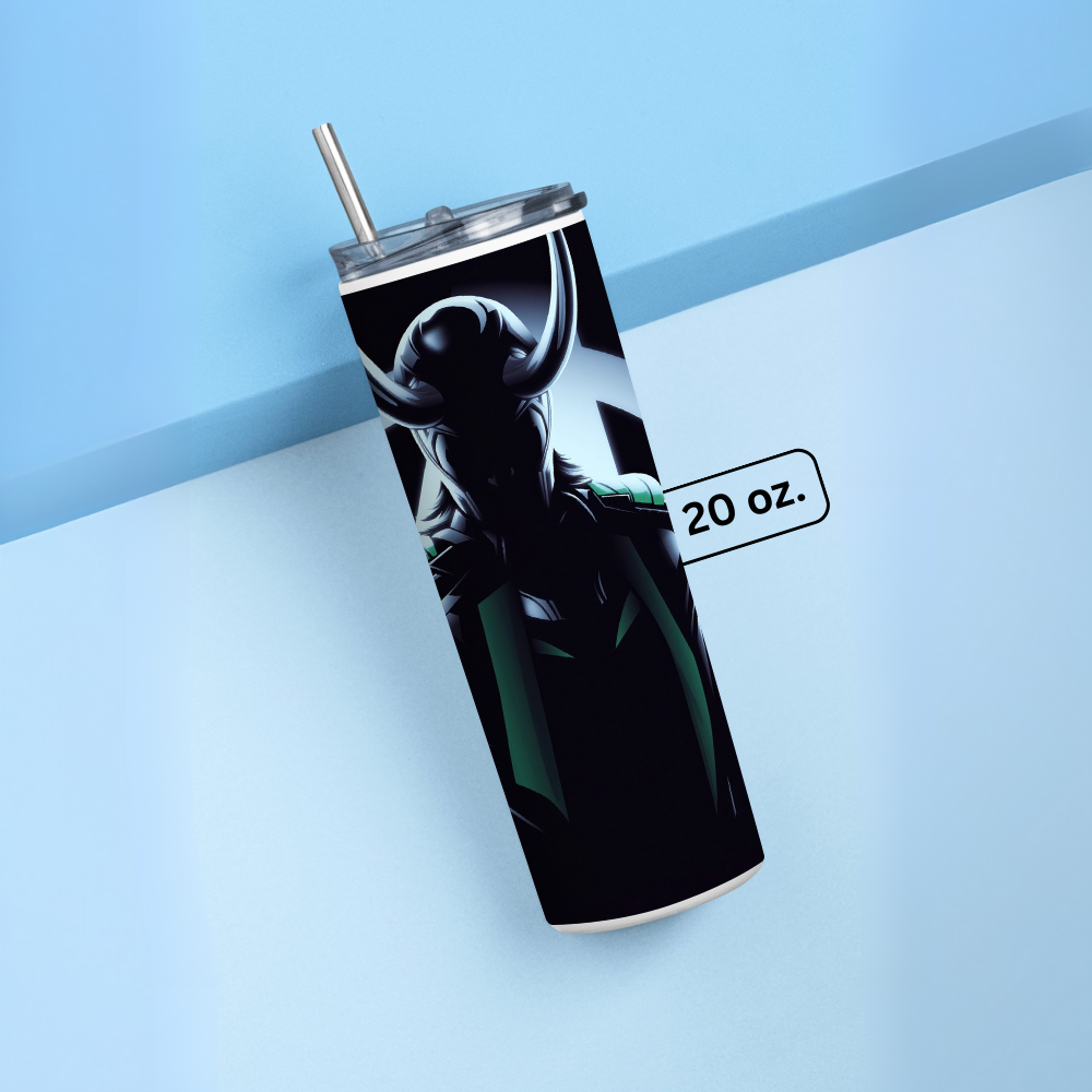 "Impossible is Nothing" Tumbler with Metal Straw