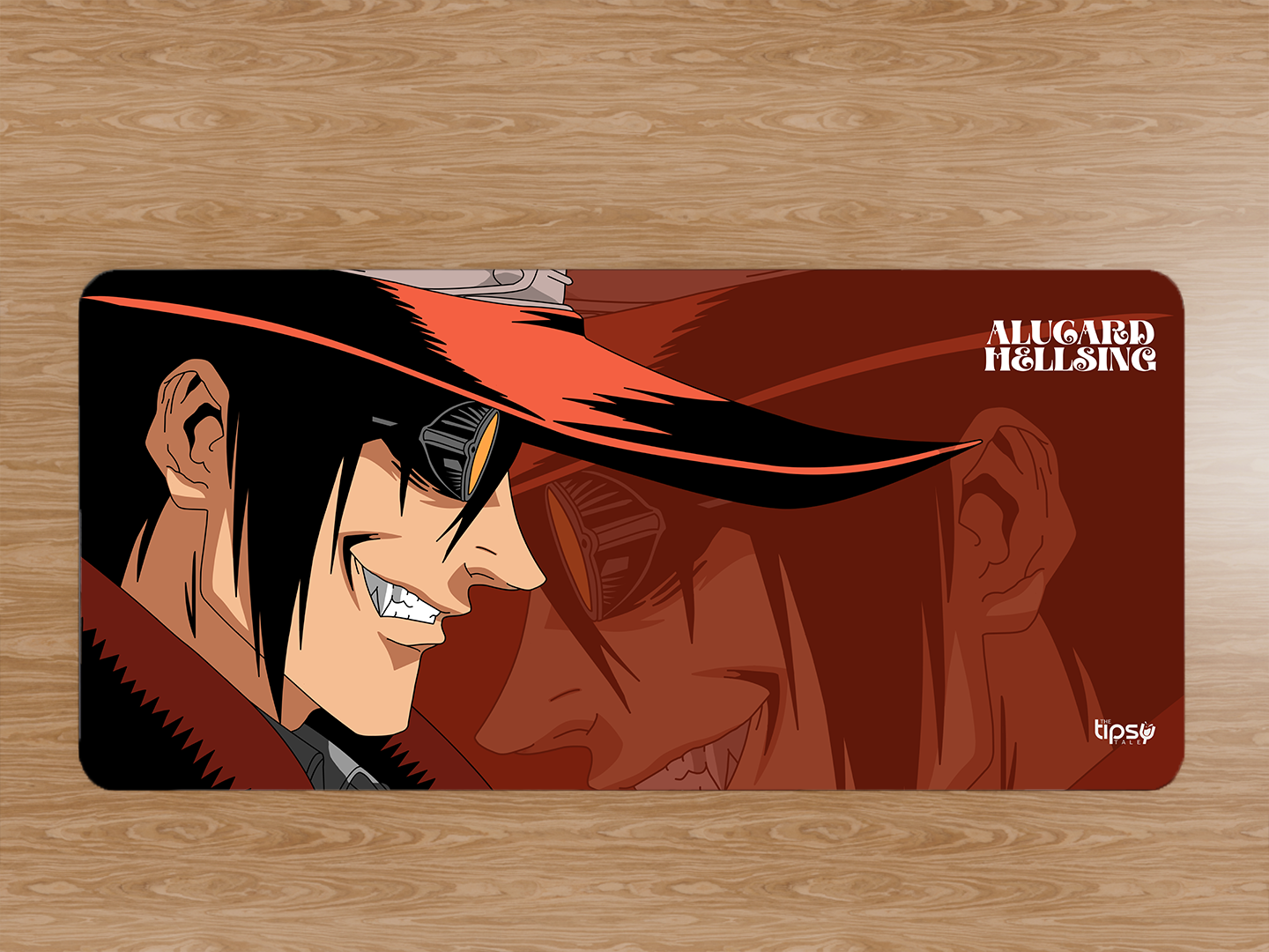 "ALUCARD - HELLSING ANIME" Gaming Mousepad- Elevate Your Gaming Experience