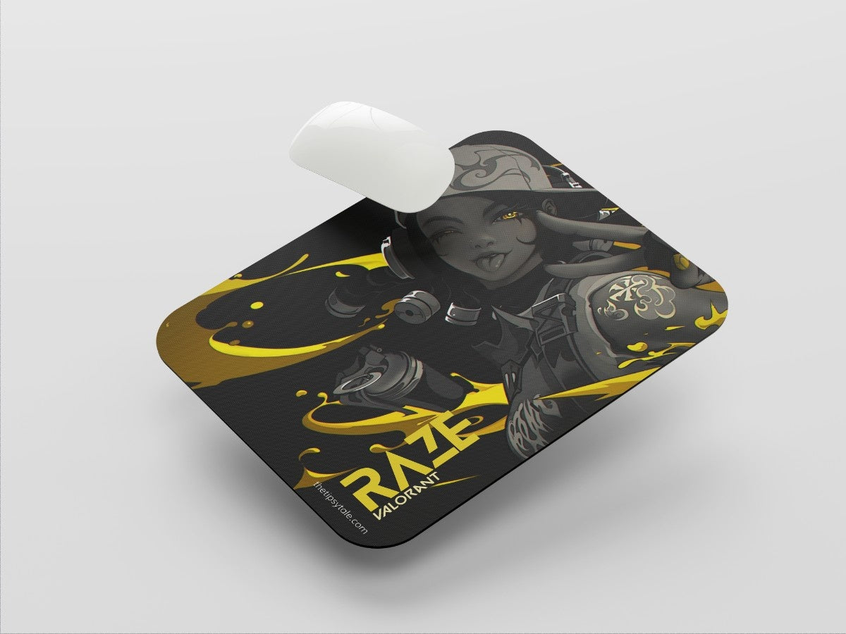 "RAZE- VALORANT" Mousepad Enhance Your Workspace with Style