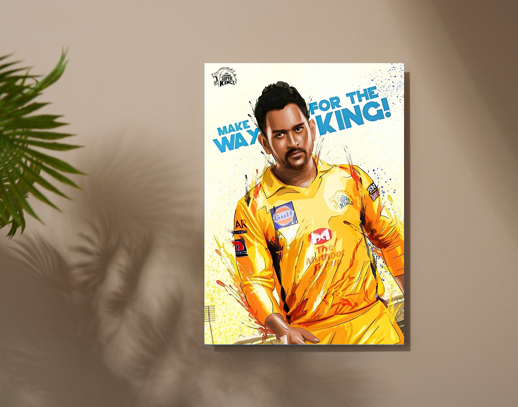"Make Way For The King: MSD"- Shiny & Sturdy Metallic Poster  Art That Pops & Sticks